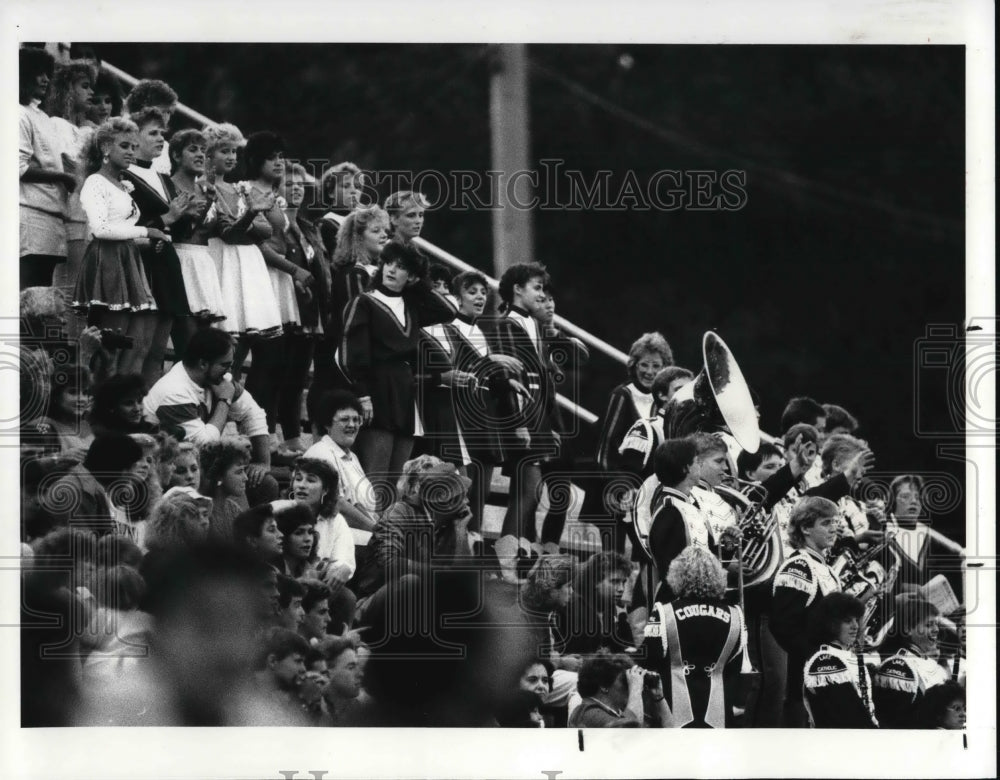 1987 Press Photo Lake Catholic High School Band - Historic Images