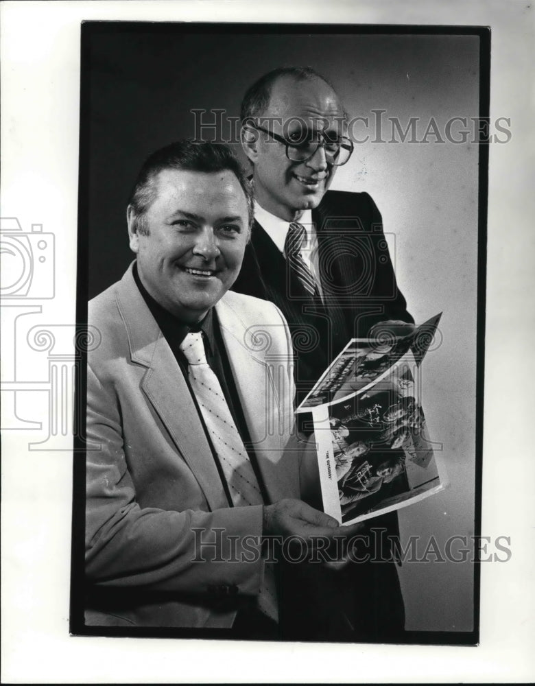 1986 Press Photo Tom King and Jim Stracham, the promoters - Historic Images