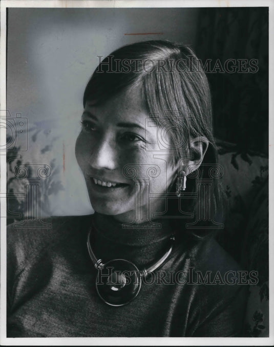 1974, Mrs.Walter R. Kirkham Pres. of Cleveland Junior League - Historic Images