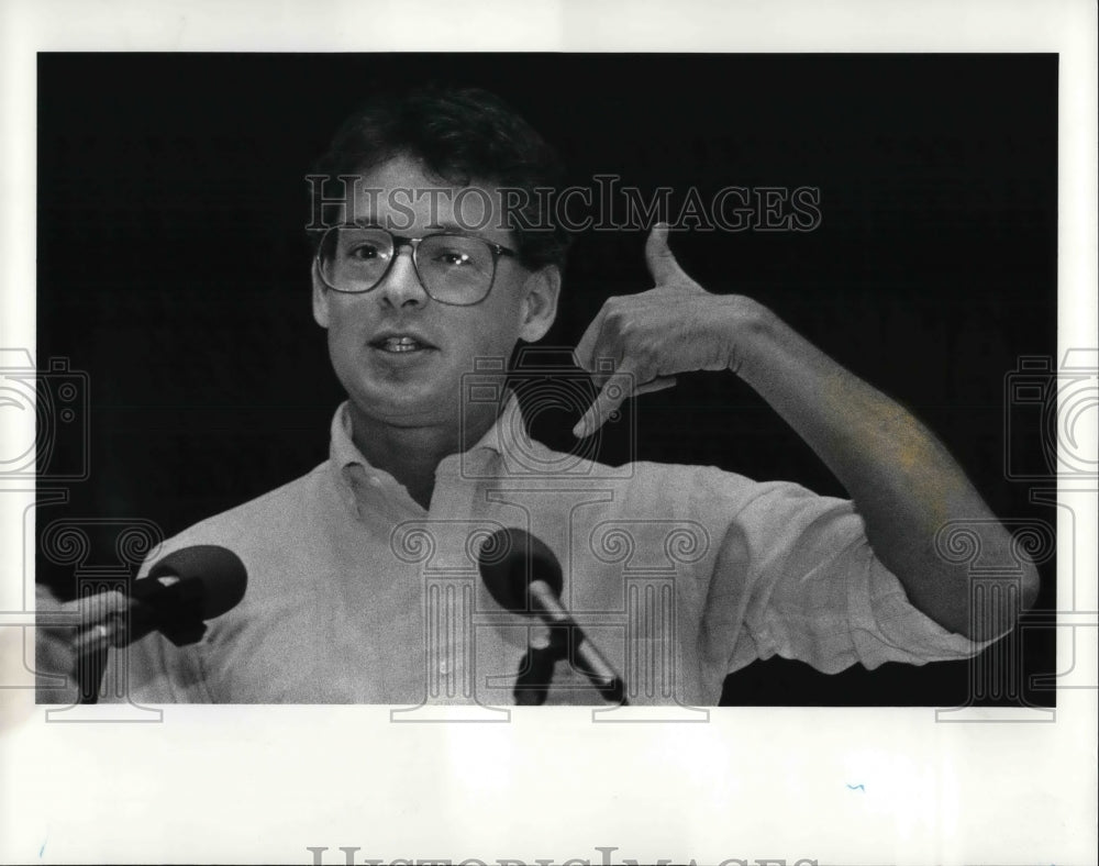 1988 Press Photo Cleve Jones - Historic Images