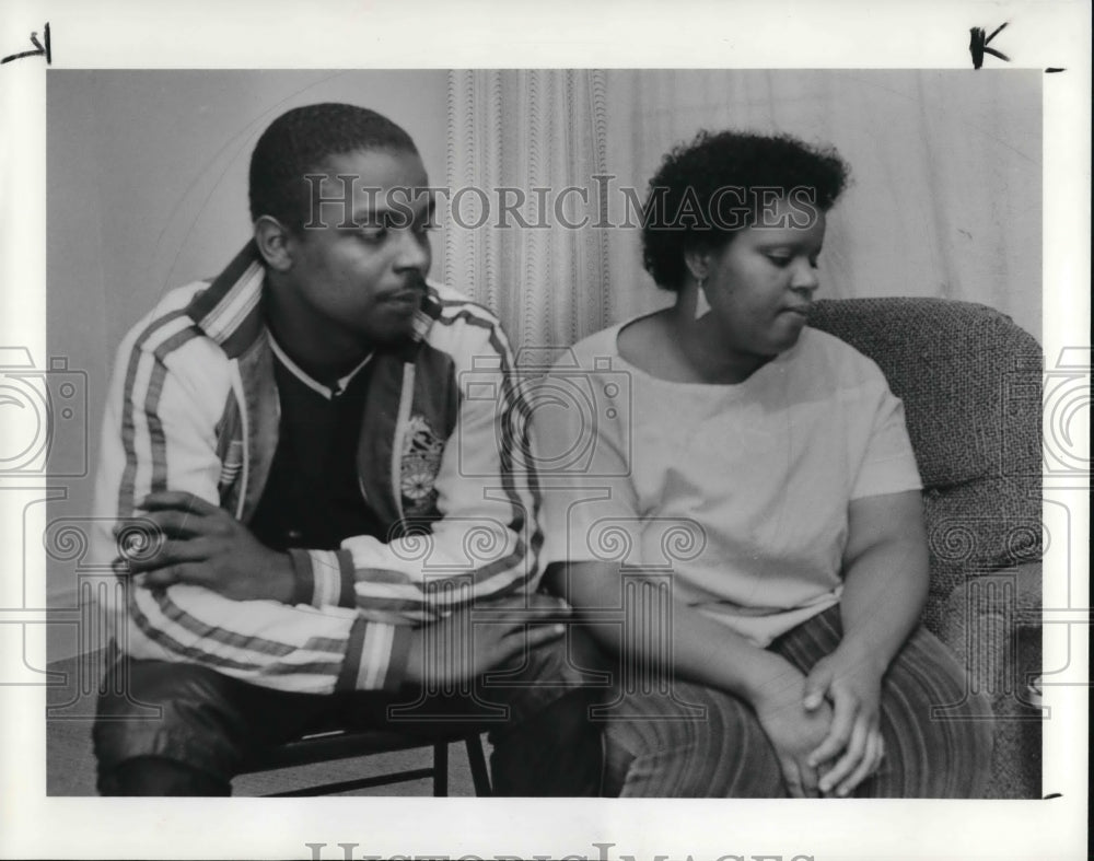 1985 Press Photo Anthony and Sheila Jones - Historic Images