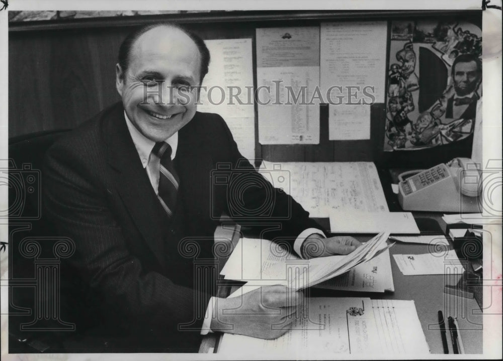 1983 Press Photo Berea Mayor Jack Kafer - Historic Images