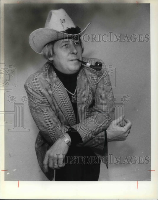 1978 Press Photo Billy Hudson in his cowboy attire - Historic Images
