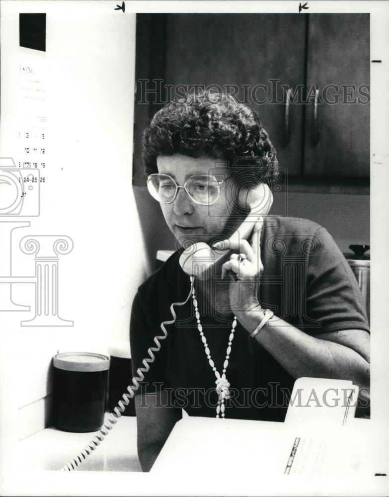 1986 Press Photo Sandra Hudack, Councilwomen - Historic Images