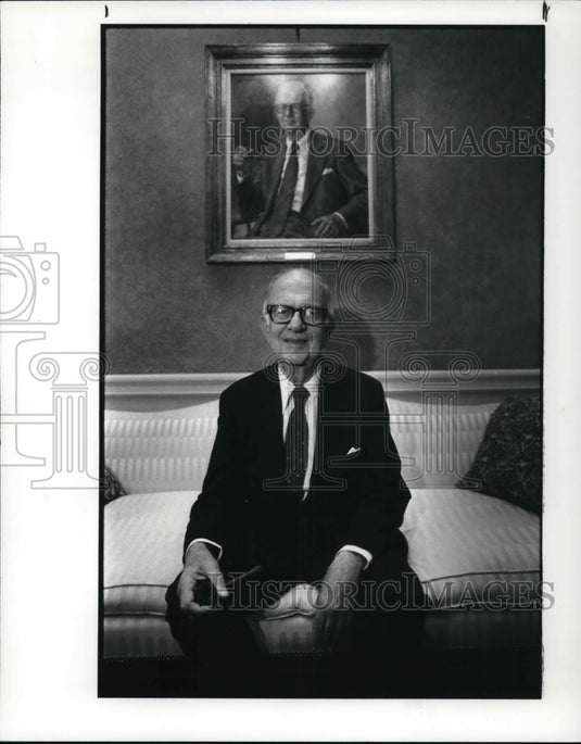 1982 Press Photo Frank E. Joseph, Musical Arts Association Chairman - Historic Images