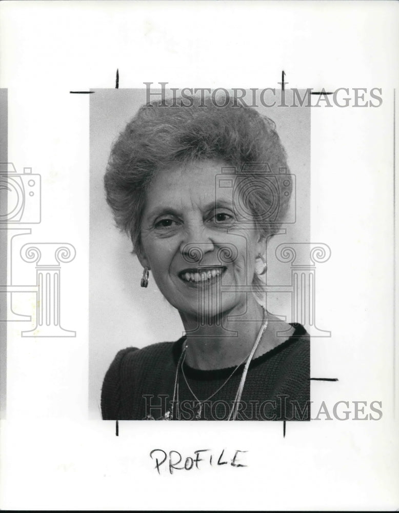 1989 Press Photo June Lusk, retiring council clerk North Royalton - Historic Images