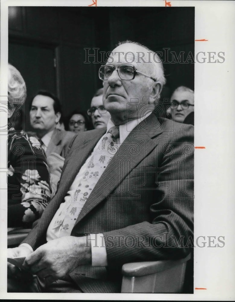 1978 Press Photo Sebastian Lupica of Cleveland AFL-CIO Federation of Labor - Historic Images