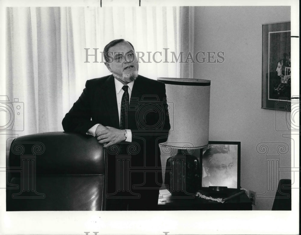 1988 Press Photo Matjaz Jancar New Yugoslav Counsil General - Historic Images