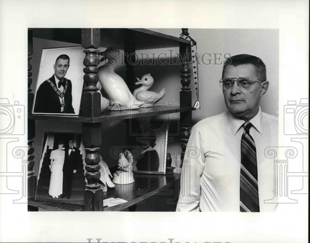 1985 Press Photo Paul J Jancsek RTA board Candidate - Historic Images