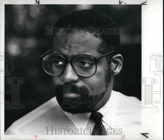 1989 Press Photo State Senator Mike White for Cleveland Mayoral seat - Historic Images