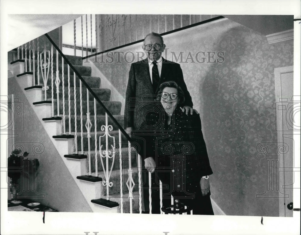 1991, David and Mildred Kaplan, Retirees - cva25281 - Historic Images
