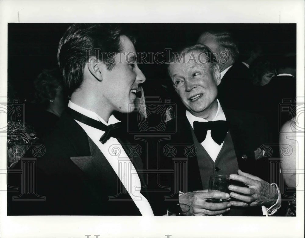 1991 Press Photo John Kenly, Cleveland Ballet Ball Benefit - cva25367 - Historic Images