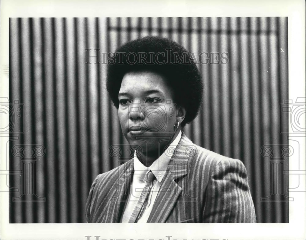 1985 Press Photo Almeta Johnson, Lawyer for Mays - Historic Images