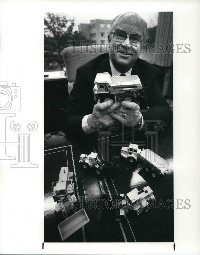 1986 Press Photo VME America president and chief executive, Eric Johanson - Historic Images