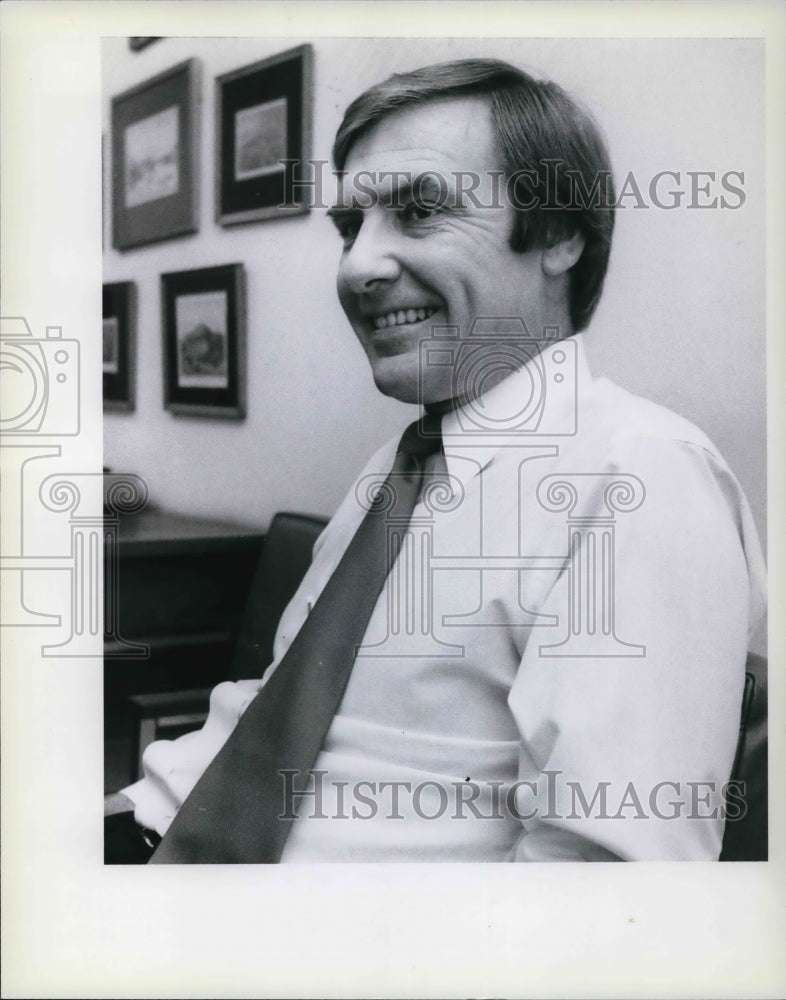 1979 Press Photo Jerry Jasinowski Asst. Sec of U.S. Commerce Dept. for Policy - Historic Images