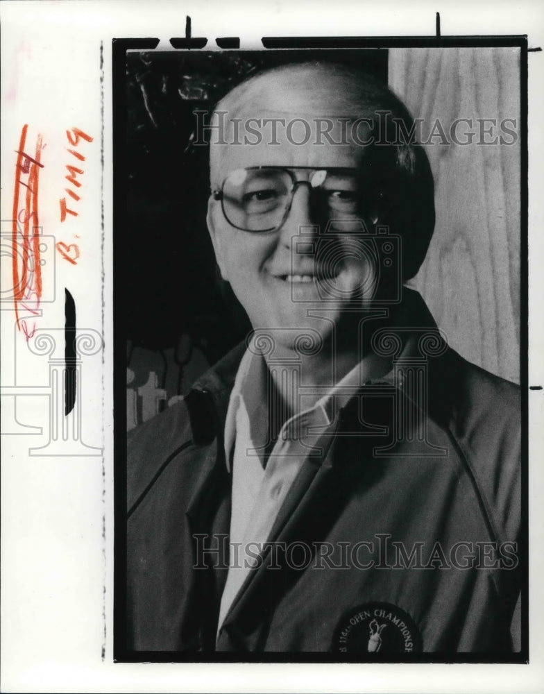 1988 Press Photo Dan Jenkins, Novelist and Columnist for Playboy - Historic Images