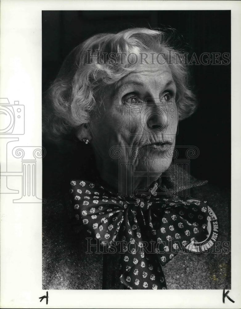 1984 Press Photo Millie Jeffreys - Historic Images