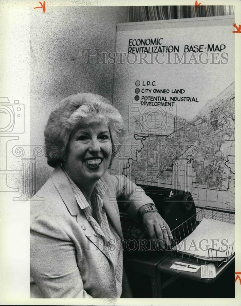 1979 Press Photo Joanne Kaufman of Economic Revitalization - Historic Images