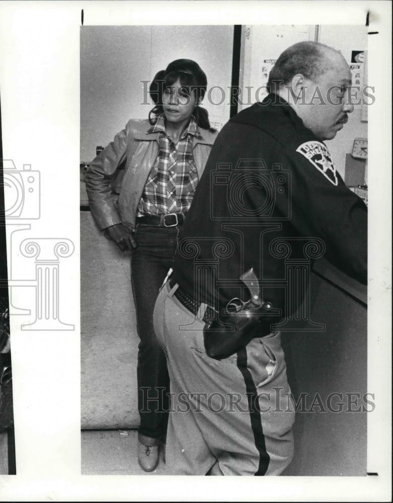 1982 Press Photo Loreita Jenkins,Killer Jenkins&#39; wife - Historic Images