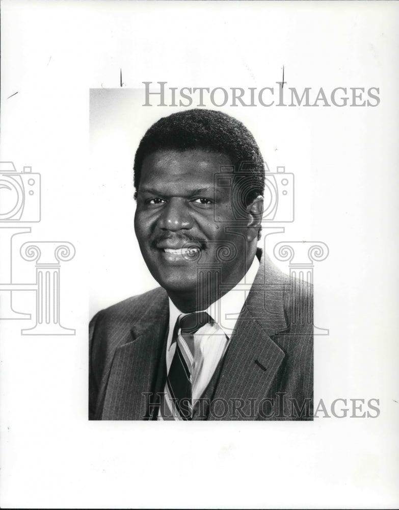 1985 Press Photo Pernel Jones Council Candidate - Historic Images