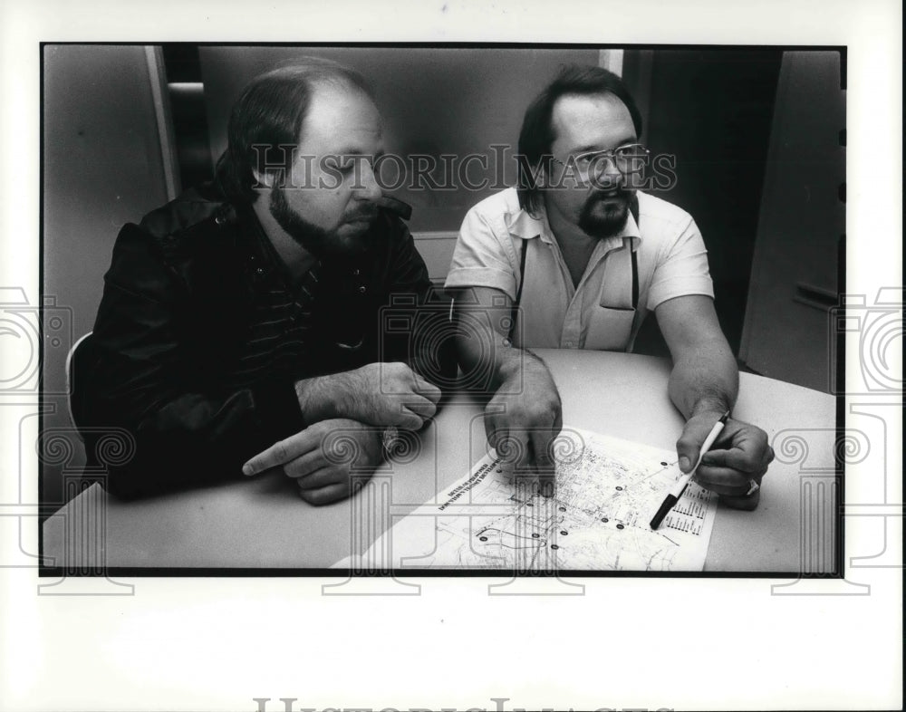 1988 Press Photo William And David Kanzed - Historic Images