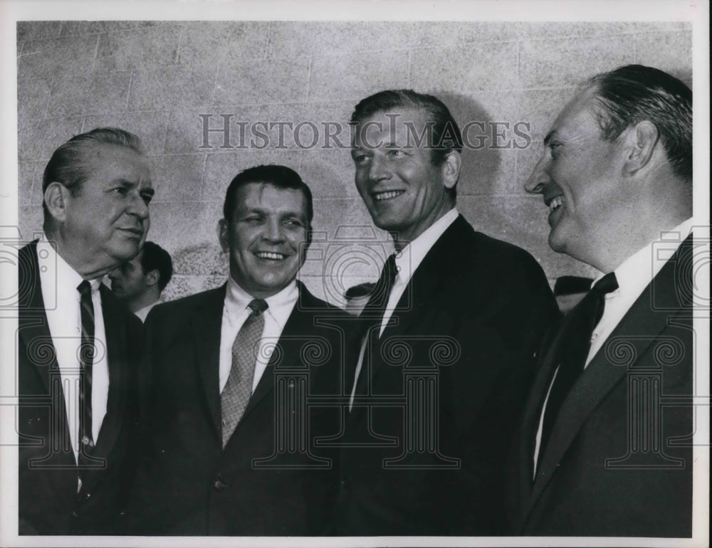 1968 Press Photo The Top GOP Leaders with N.Y.C. Mayor John Lindsay - cva26302- Historic Images
