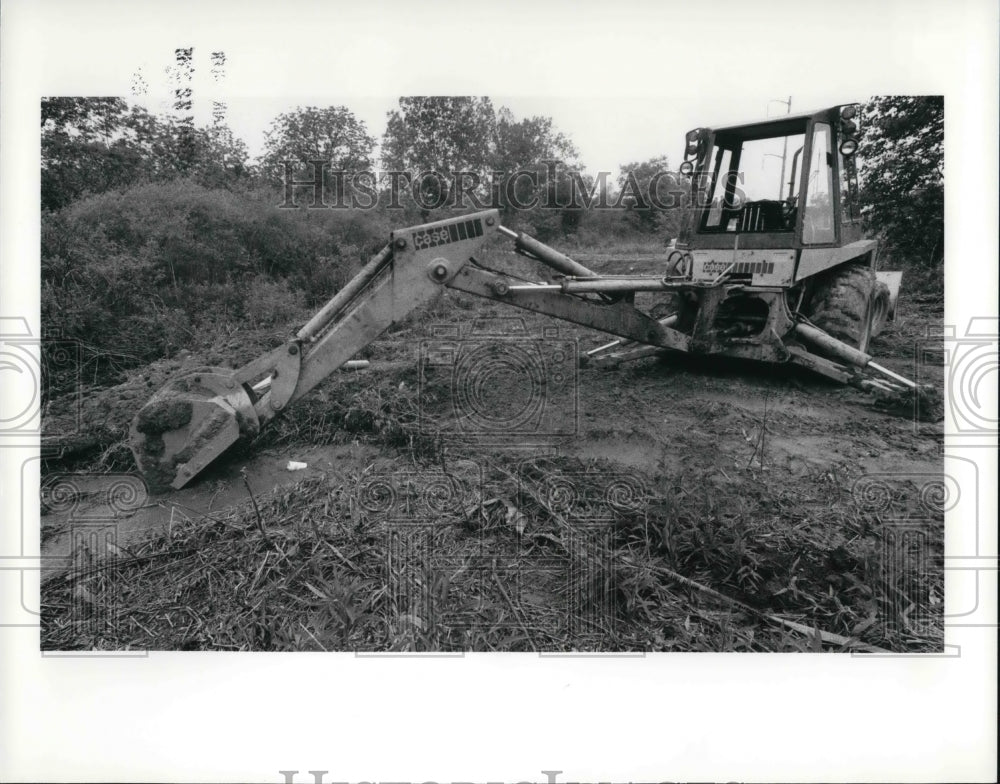 1985 Press Photo Location where Mary Leornard body found after being murder - Historic Images