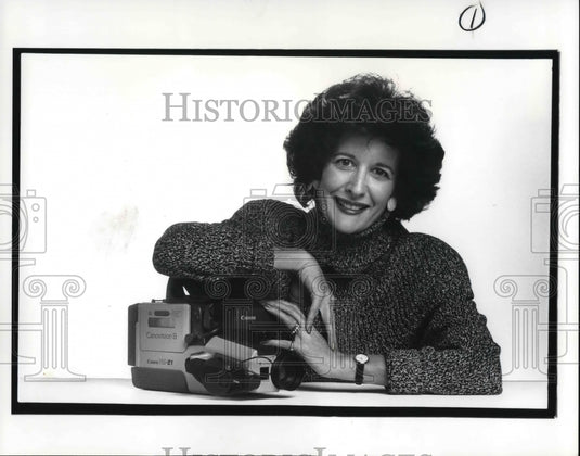 1986 Press Photo Jill Krementz, an author of children's books and a photographer - Historic Images