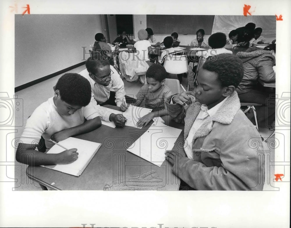 1979 Press Photo Lanell Thomas, Terance Threat, Haywood Sheldon, James Johnson - Historic Images