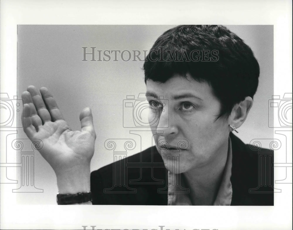 1987 Press Photo Irma Kurtz, Author of Man Talk - Historic Images