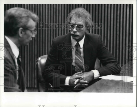 1988 Press Photo Lawyer Franklin J. Hickman - Historic Images
