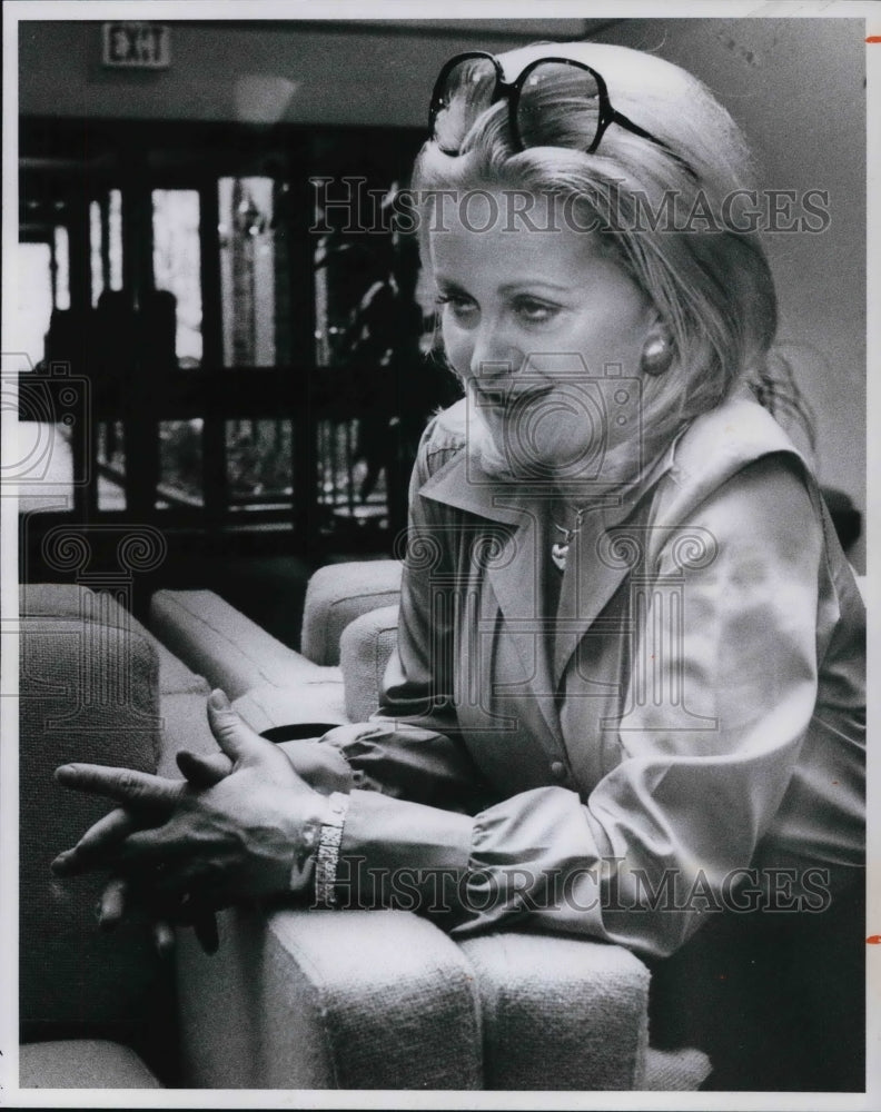 1978 Press Photo Kitty Kelly, author of Jackie O - Historic Images