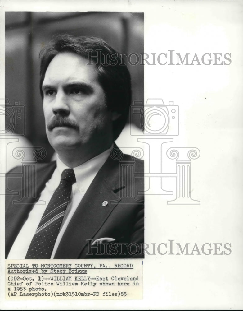 1983, William Kelly, New Police Chief East Cleveland - cva26777 - Historic Images