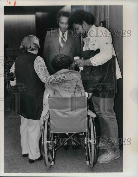 1977 Press Photo Defense co-counsel Everett A Chandler, and James Lightner - Historic Images