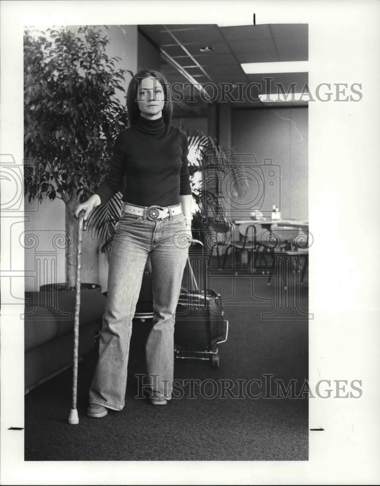 1982 Press Photo Peggy Lung at Lakeland CC - Historic Images