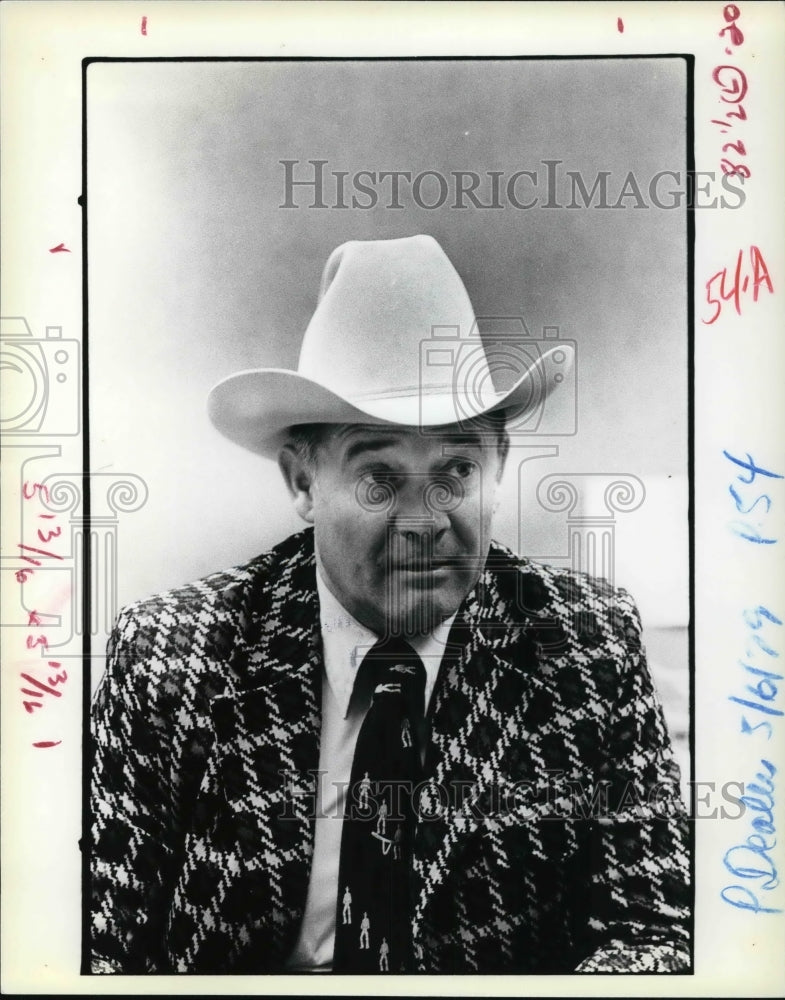 1979 Press Photo Bruce Leherke of the Rodeo - cva27114 - Historic Images
