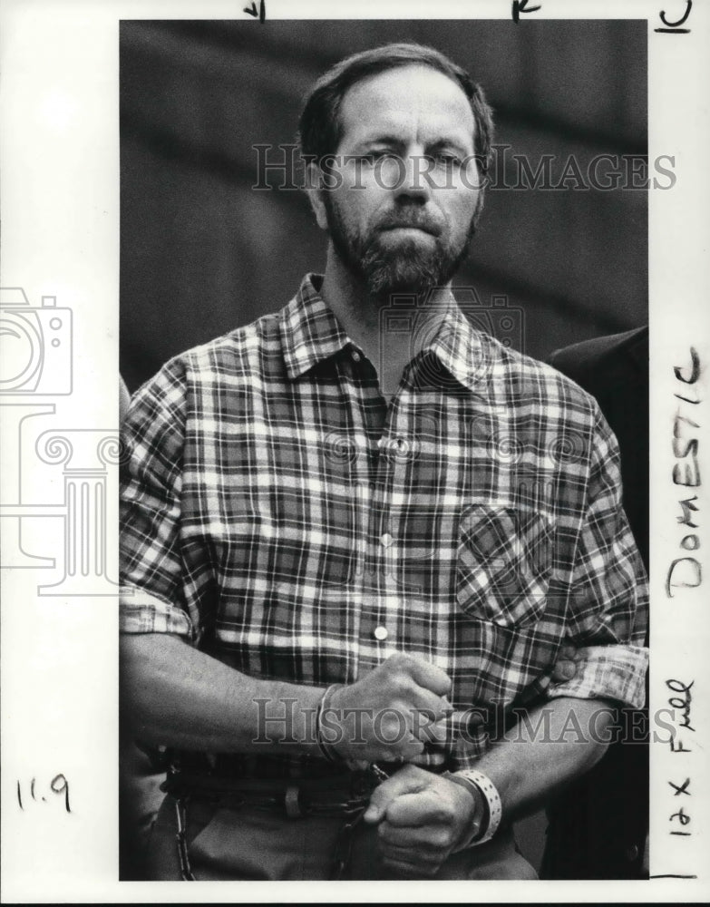 1984 Press Photo Raymond Luc Levasseur in his new civilian clothes - Historic Images