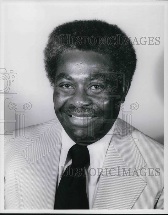 1977 Press Photo William Lett, Warrensville trustee candidate - Historic Images