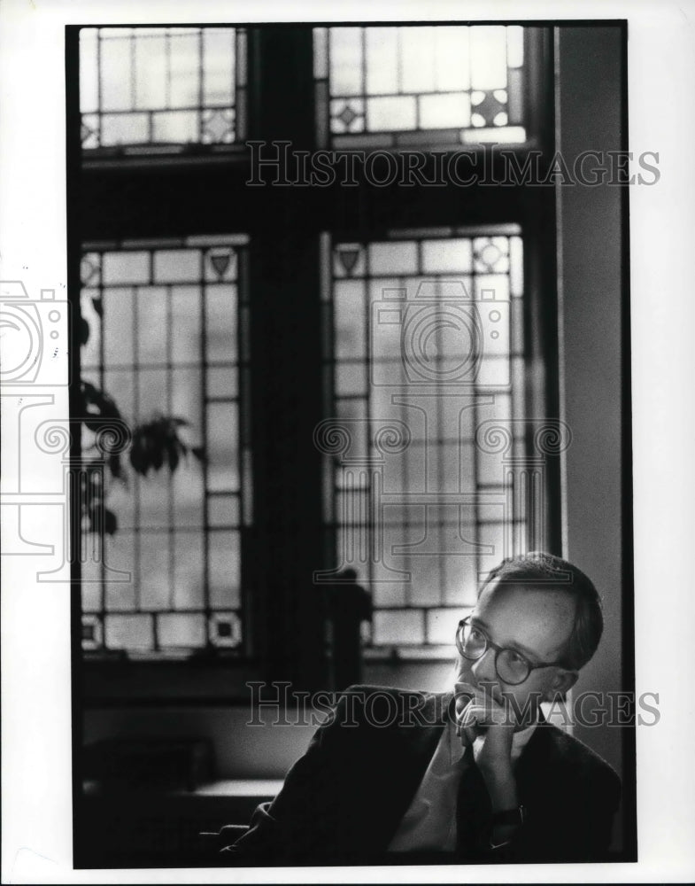 1987 Press Photo Reverend Laurg Larson - Historic Images