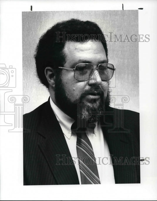 1987 Press Photo National VP of Government Workers, James F. Lowe - Historic Images