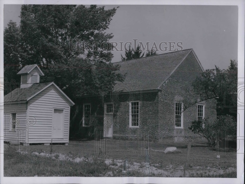 1960 Press Photo St. Thomas Church in Bath, N.C., built in 1734. - Historic Images