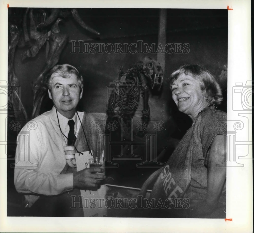 1979 Press Photo Dr. Harold Mahan at the National History Museum - Historic Images