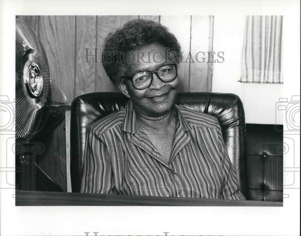 1989 Press Photo Birdie Lee Community Develop Officer of East Cleveland - Historic Images