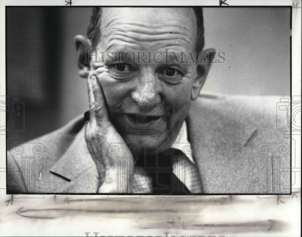 1982 Press Photo Blair R. Kost, executive director of Citizen&#39;s League - Historic Images