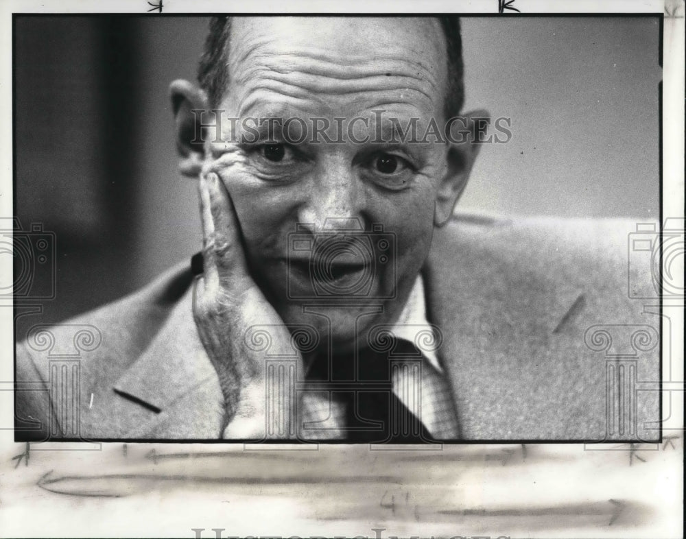 1982 Press Photo Blair R. Kost, executive director of Citizen's League - Historic Images