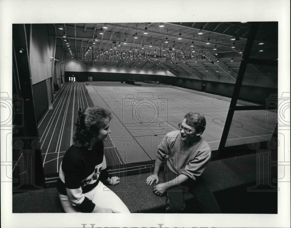 1986 Press Photo The Baldwin Wallace College students, Kevin Onswald &amp; T.Holmes - Historic Images