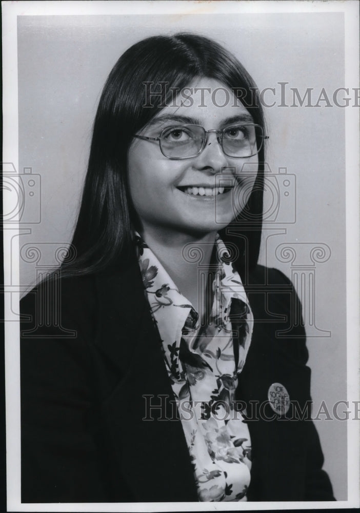 1974, Nancy Brown Lazar Socialist Worker Candidate for Governor - Historic Images