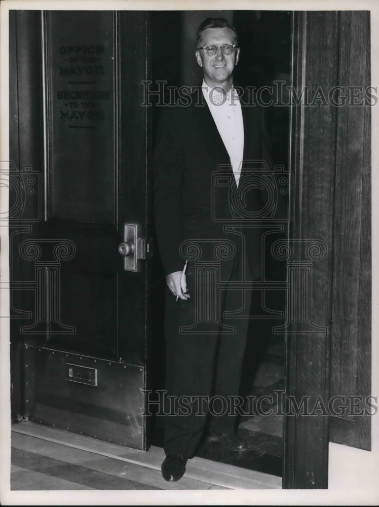 1962 Press Photo Law Director Ralph J. Locher - cva28408 - Historic Images