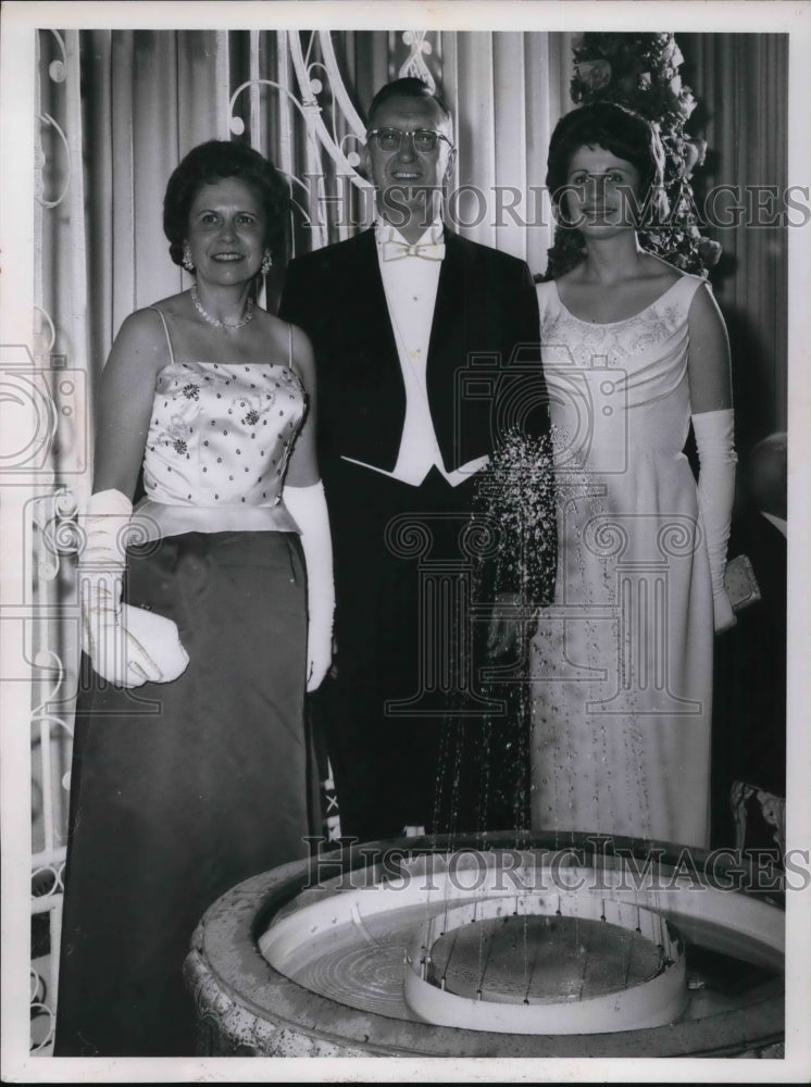 1963 Mrs. Ralph S. Locher, Mayor Locher and Miss Virginia Locher-Historic Images