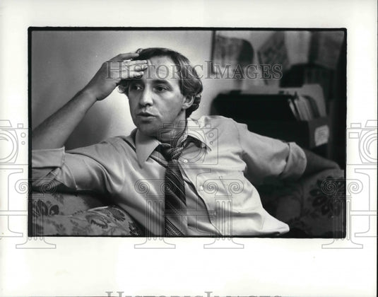 1982 Press Photo Richard McClement, director of Free Medical Clinic - Historic Images